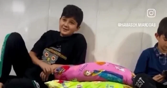 Təbrizli uşağın dediyi şeir trend oldu Video