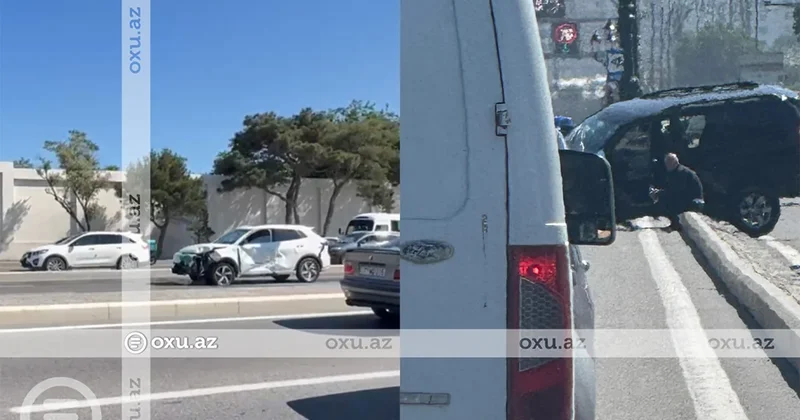 Heydər Əliyev prospektində baş verən avtoqəzanın detalları məlum oldu