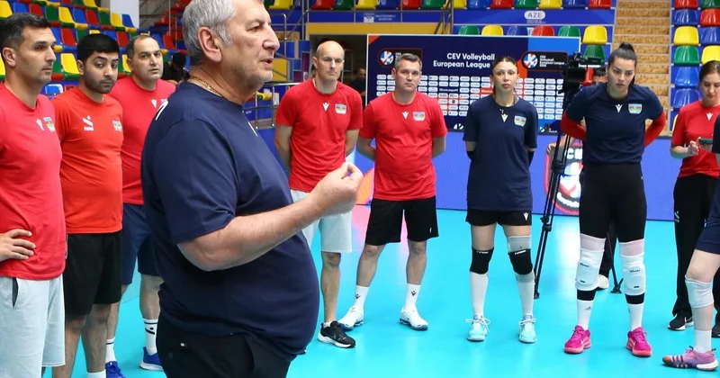 Qadın voleybol millimiz Avropa Liqasına hazırlıqları başa vurub FOTO