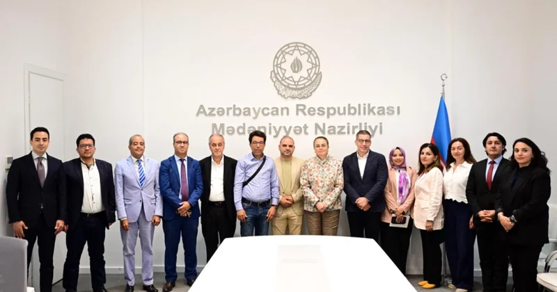 Mədəniyyət Nazirliyində mərakeşli jurnalistlərlə görüş olub FOTO