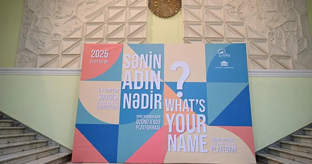 Gənc rəssamların “Sənin adın nədir?” tanıtım sərgisinin açılışı Fotolar