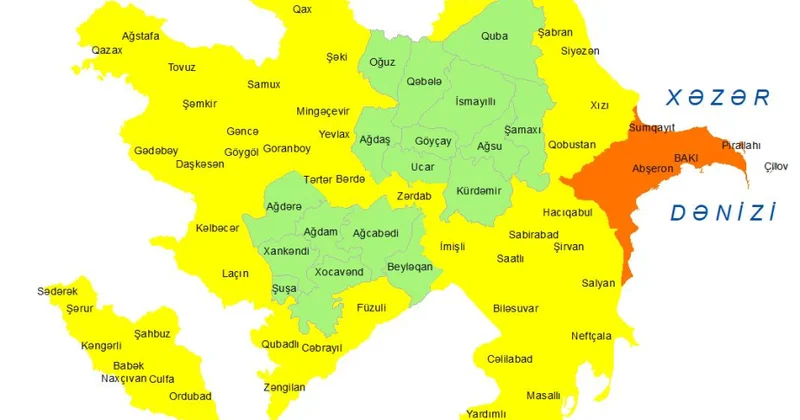 Küləkli hava: Sarı və narıncı xəbərdarlıq