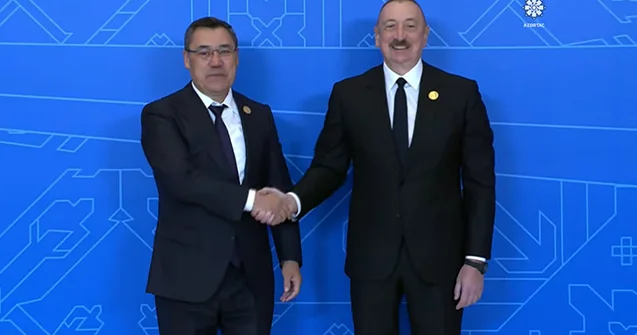 Prezident Xankəndidə qonaqları qarşılayır CANLI