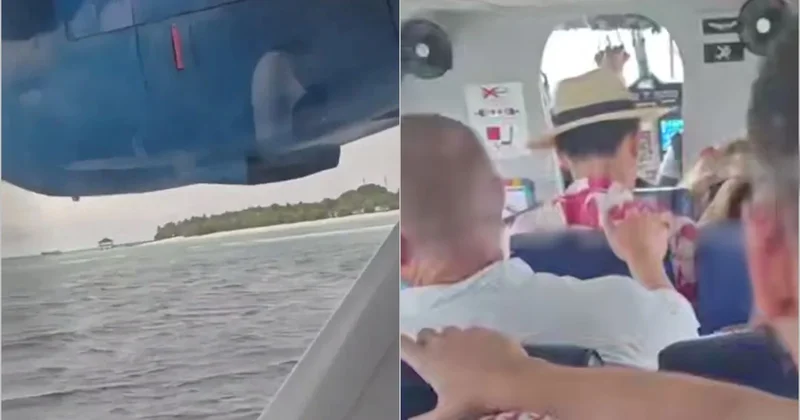 Turistləri daşıyan təyyarə okeanın ortasında qəza enişi etdi: Bir saat suyun üzərində qaldılar KONKRET