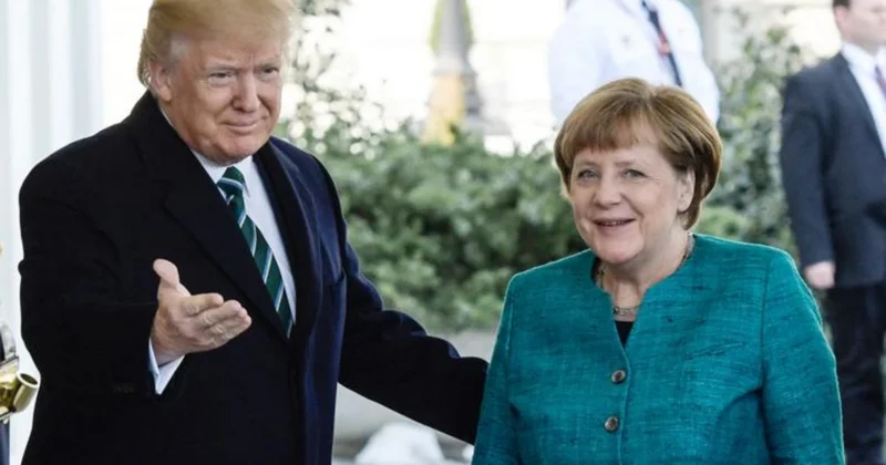 Merkel Trampın əl sıxmaqdan imtina etməsi ilə bağlı qalmaqalın təfərrüatını açıqladı