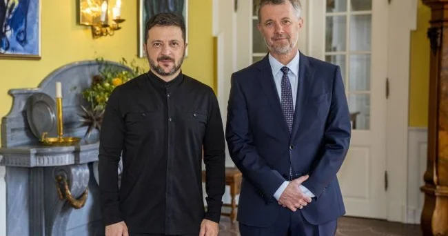 Zelenski Danimarka kralı ilə müdafiə sahəsində əməkdaşlığı müzakirə edib