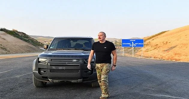 Prezident Ağdam səfəri ilə bağlı video paylaşdı