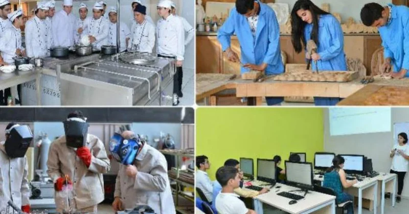 2024 2025 ci tədris ilində peşə məktəblərinə qəbul olanların 21 mindən çoxu dövlət sifarişli təhsil alıb