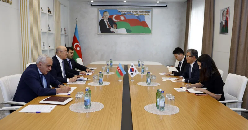 Kəmaləddin Heydərov Koreya səfiri ilə görüşüb