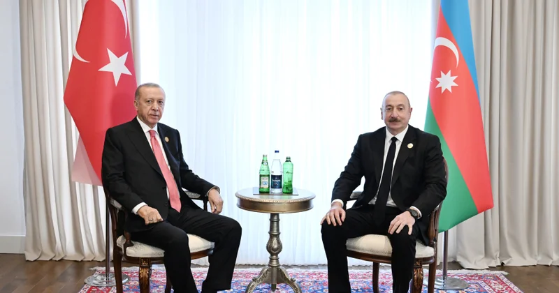 Azərbaycan Prezidenti İlham Əliyev Xankəndidə Türkiyə Prezidenti Rəcəb Tayyib Ərdoğanla görüşüb