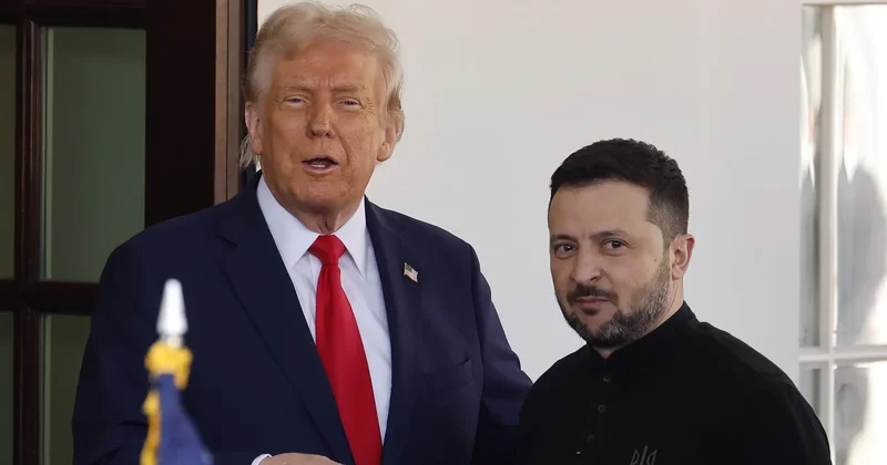 Trampla Zelenski Ukraynanın hava məkanını gücləndirmək barədə razılığa gəlib YENİLƏNİB