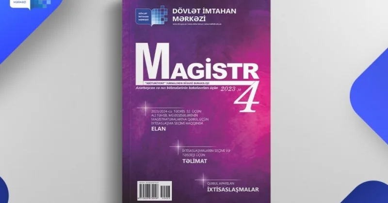 “Magistr” jurnalının 4 cü nömrəsi nəşr olundu