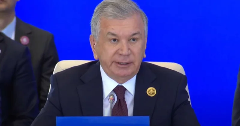 Özbəkistan Prezidenti: Bölgənin sülh məkanına çevrilməsindən çox şadam