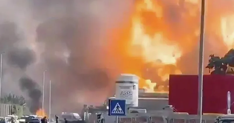 Мощный взрыв в Риме видео