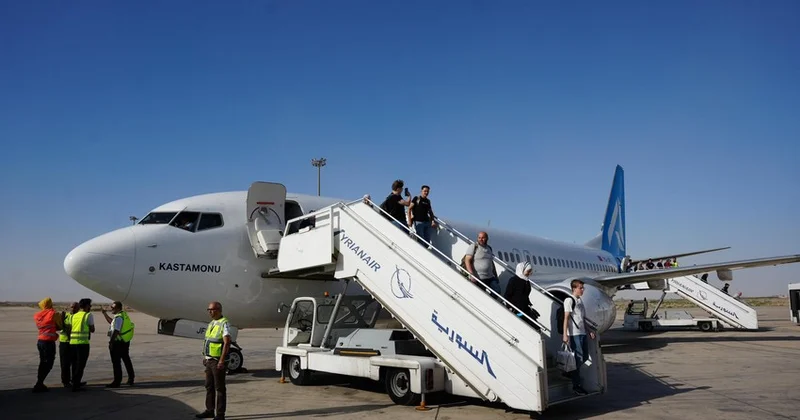 Türkiyədən Suriyaya bu gün ilk uçuş baş tutub FOTOLAR