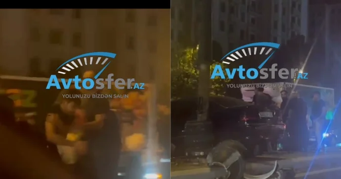 Koroğlu metrosu yaxınlığında qəza: Yaralılar var VİDEO