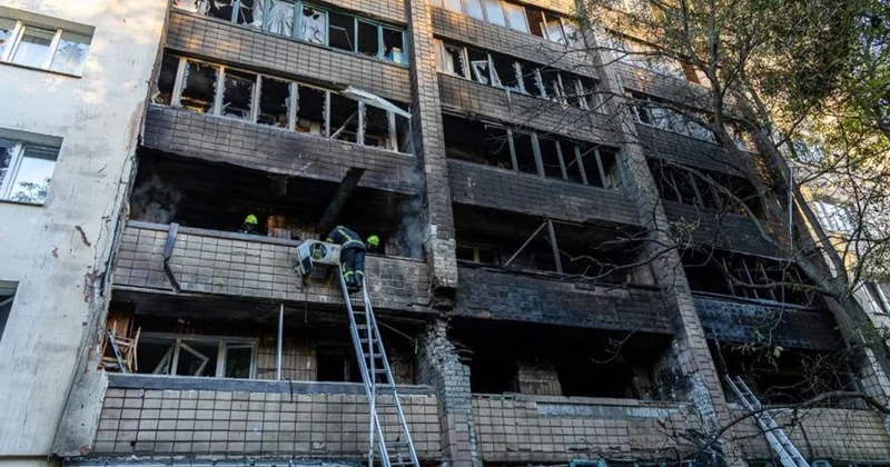 Rusiya Kiyevə 539 dronla hücum etdi: 23 yaralı