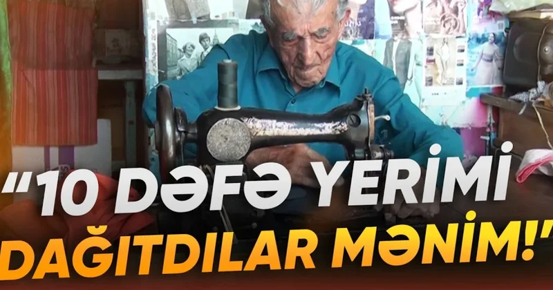 95 yaşlı dərzinin başına gələnlər VİDEO