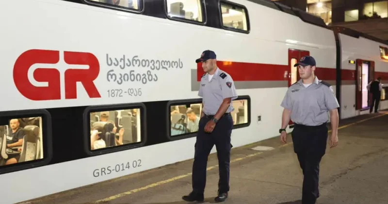 Gürcüstanda dəmir yollarında yeni polis xidməti fəaliyyətə başlayıb