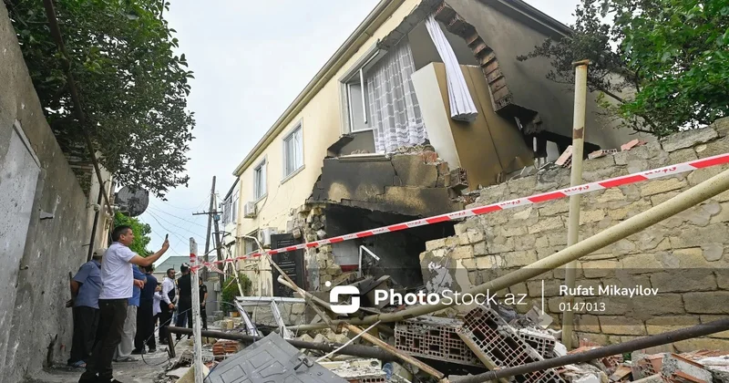 Bakıdakı dəhşətli partlayışın TƏFƏRRÜATLARI FOTO