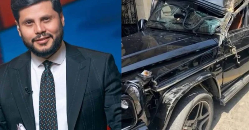 Азербайджанский телеведущий Заур Камал попал в аварию