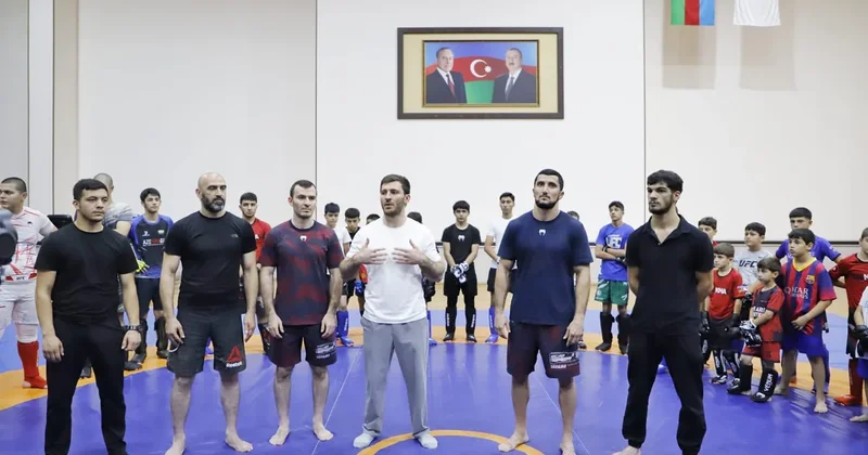 Naxçıvanda UFC döyüşçüsü Fərman Həsənovun ustad dərsi keçirilib FOTOLAR
