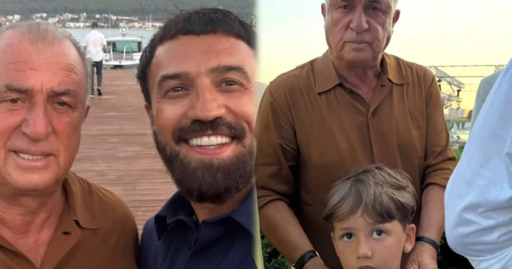 Zamiq və oğlu Fatih Terimlə bir arada Fotolar