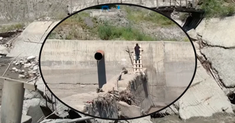 Bir aydır ki, körpü bu haldadır Sakinlər çətin durumda+Video
