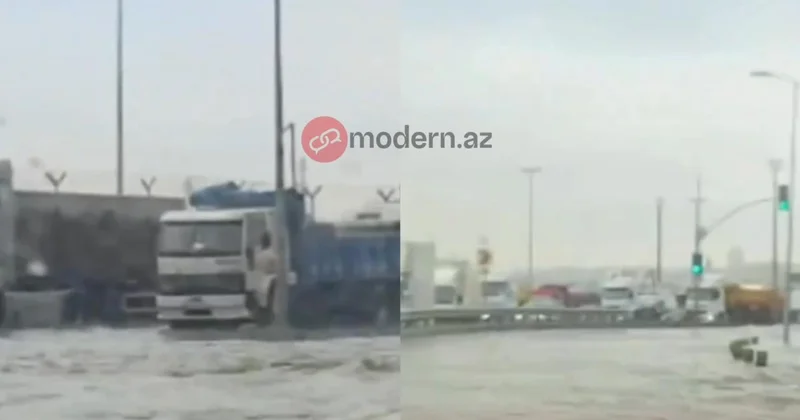 İstanbul su altında qaldı VİDEO