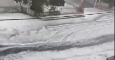 Град накрыл десятки районов Италии ВИДЕО
