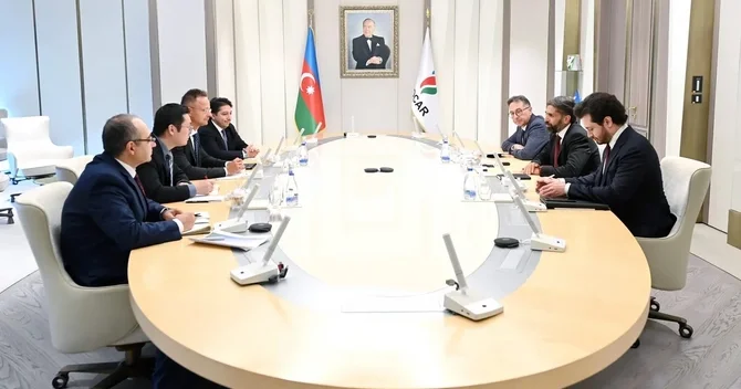 Rövşən Nəcəf BYD şirkətinin xarici əlaqələr və yeni biznesin inkişafı üzrə rəhbəri ilə görüşüb