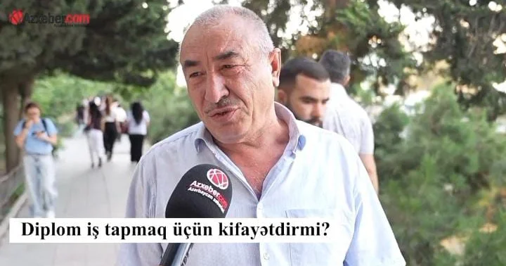 Diplom iş tapmaq üçün kifayətdirmi? VİDEOSORĞU