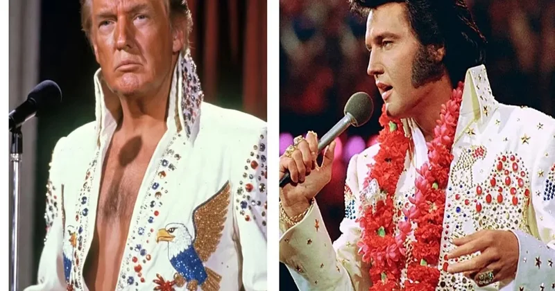 Donald Tramp “təlxək” adlandırıldı Elvis Presliyə görə