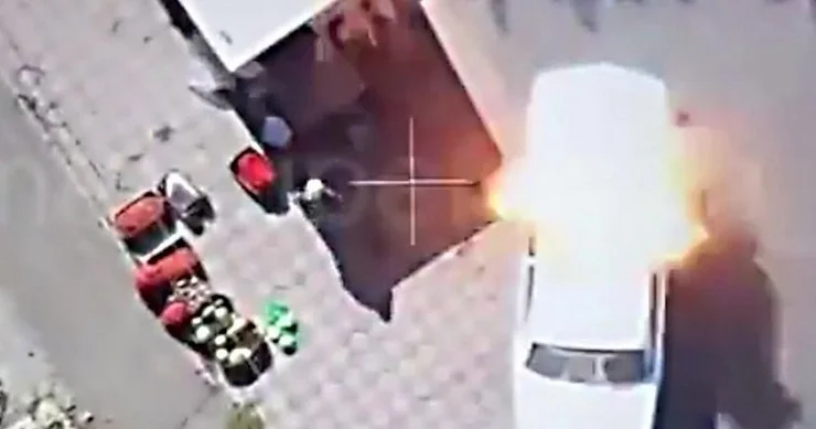 ​Rus dronları mülki vətəndaşları bu cür partladır VİDEO