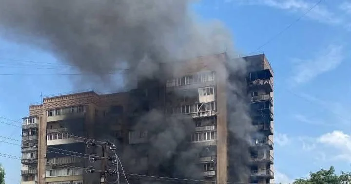 Rusiya ordusu Kramatorsku planlı şəkildə dağıdır FOTO