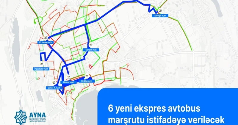 AYNA: Metro xətlərinin ayrılması ilə bağlı əlavə ekspres xətlər yaradılacaq VİDEO