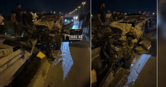 Bilgəh yolunda ağır qəza Sürcü hadisə yerində ölüb