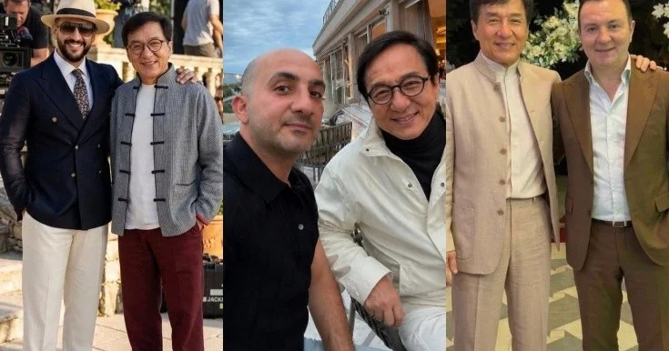 Məşhurların Ceki Çanla görüşmək arzusu Fotolar