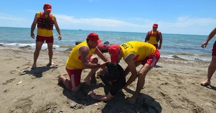 Dənizdə batan gənc tələbə imiş Foto