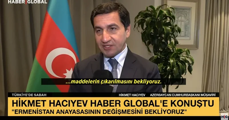 Hikmət Hacıyev “Haber Global“a müsahibə verib: “Türkiyənin maraqları bizim qırmızı xəttimizdir“ VİDEO