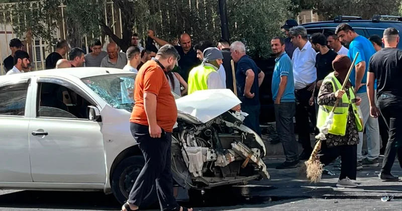 Bakıda qəza oldu, qadın sürücü... FOTOLAR