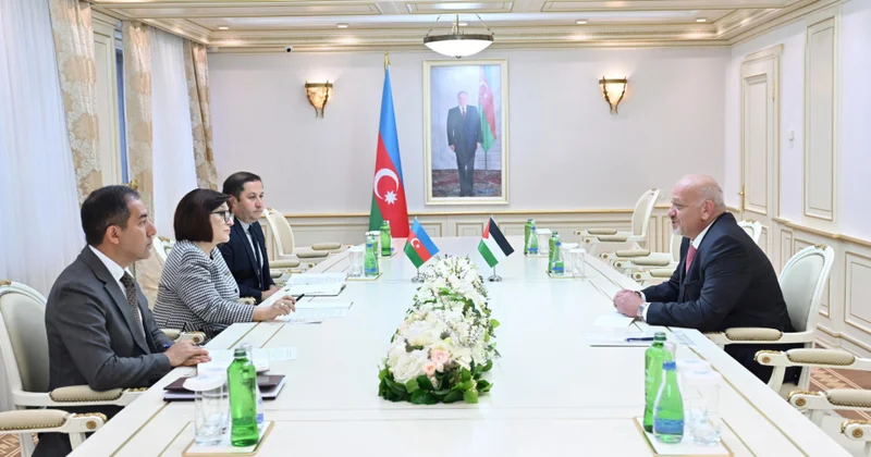 Sahibə Qafarova İordaniya səfiri ilə görüşüb