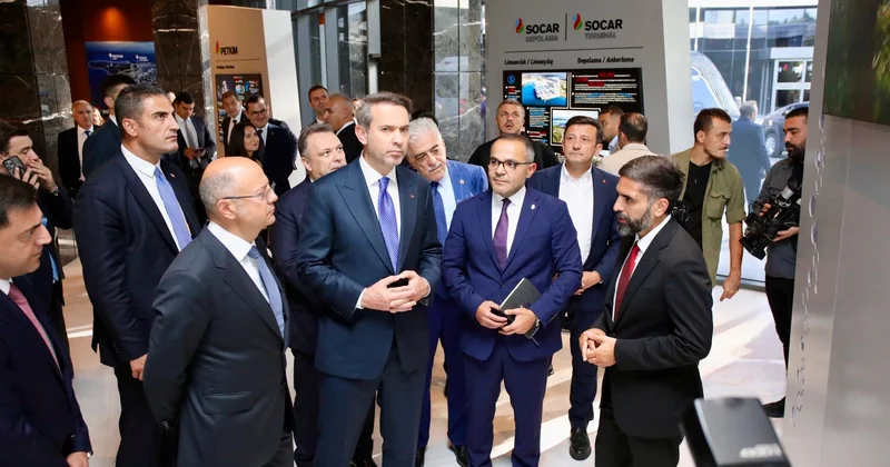 Azərbaycan və Türkiyə energetika nazirləri SOCAR Türkiyənin İzmir Əliağadakı istehsal müəssisələrində olublar