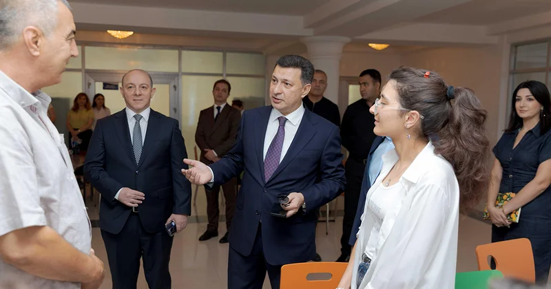 ATU rektoru qəbul prosesini izlədi Fotolar
