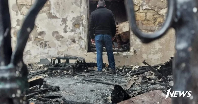 В Сумгайыте произошел пожар в жилом доме, один человек отравился угарным газом