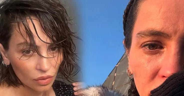 Günay ağlayan fotosunu paylaşdı