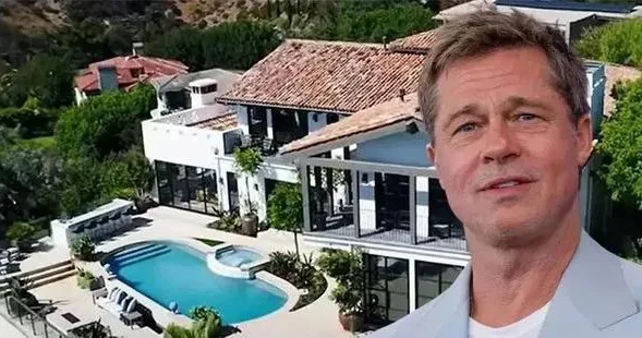 Bred Pittin Hollivudda yeni sarayı! İçində olmayan şey yoxdur