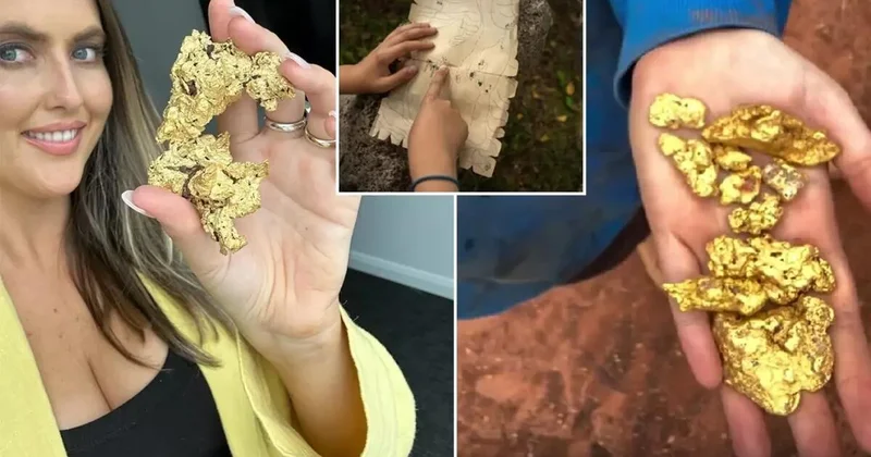 Qazdığı hər yerdən külçə külçə qızıl tapan qadın xəritəni paylaşdı FOTO