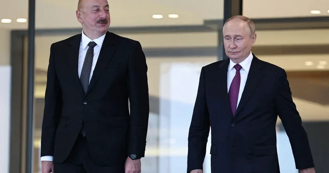 Putinin qısa söhbət sözünə Əliyevin cavabı 5 tələb var
