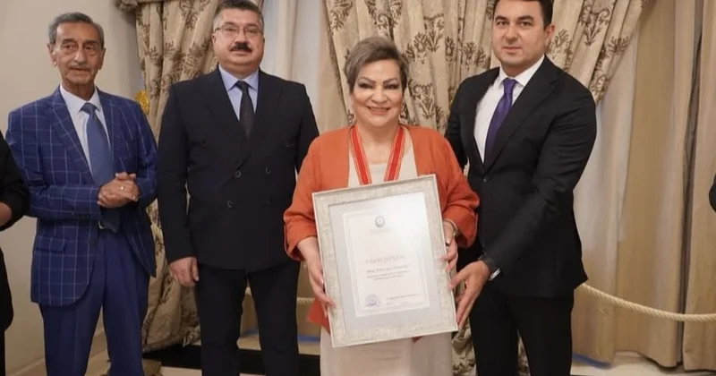 Xalq artistinə “Şöhrət” ordeni təqdim edildi